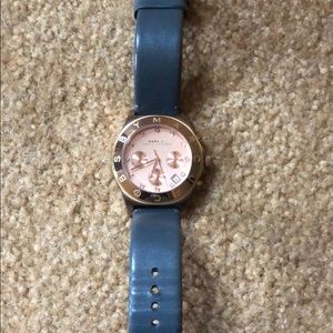 Marc by Marc Jacobs rose gold and grey watch
